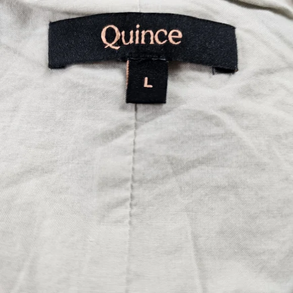 Quince 100% European Linen Button Down Vest In L - Picture 9 of 10